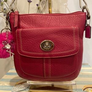 Coach Crossbody Bag in Deep Pink